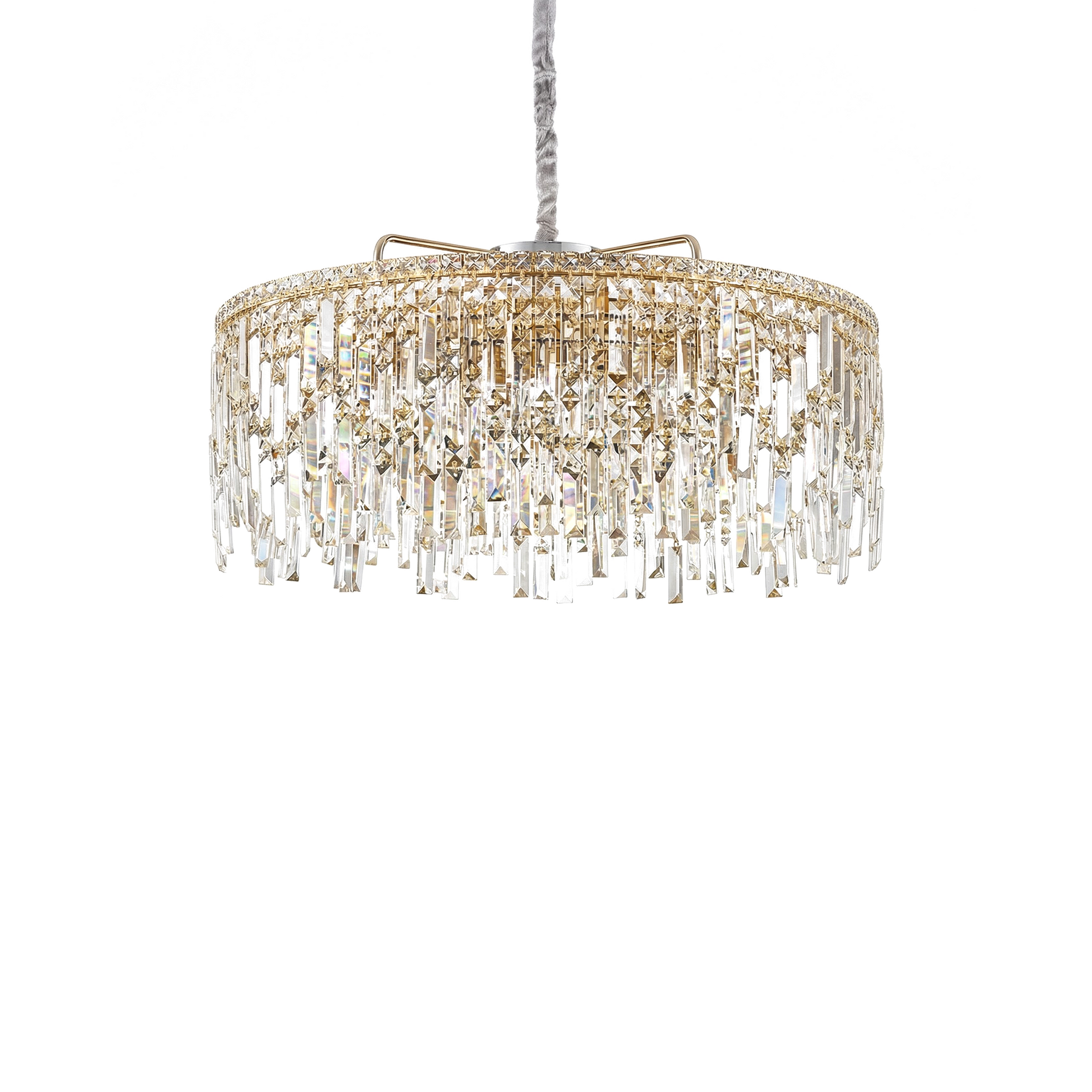 Hanglamp Hedendaagse Ringen Verlicht & Dynamische Glans – Fluo