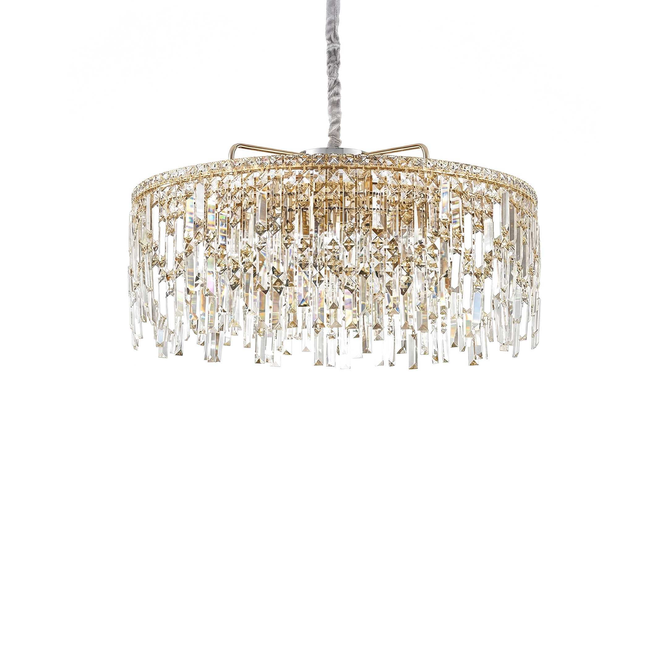 Hanglamp Hedendaagse Ringen Verlicht & Dynamische Glans – Fluo
