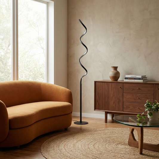 Retro Staande Lamp Elegant Geboend Ijzer – Bellatrix