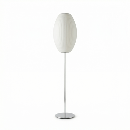 Moderne vloerlamp in zijde voor woonkamer – Sericéa