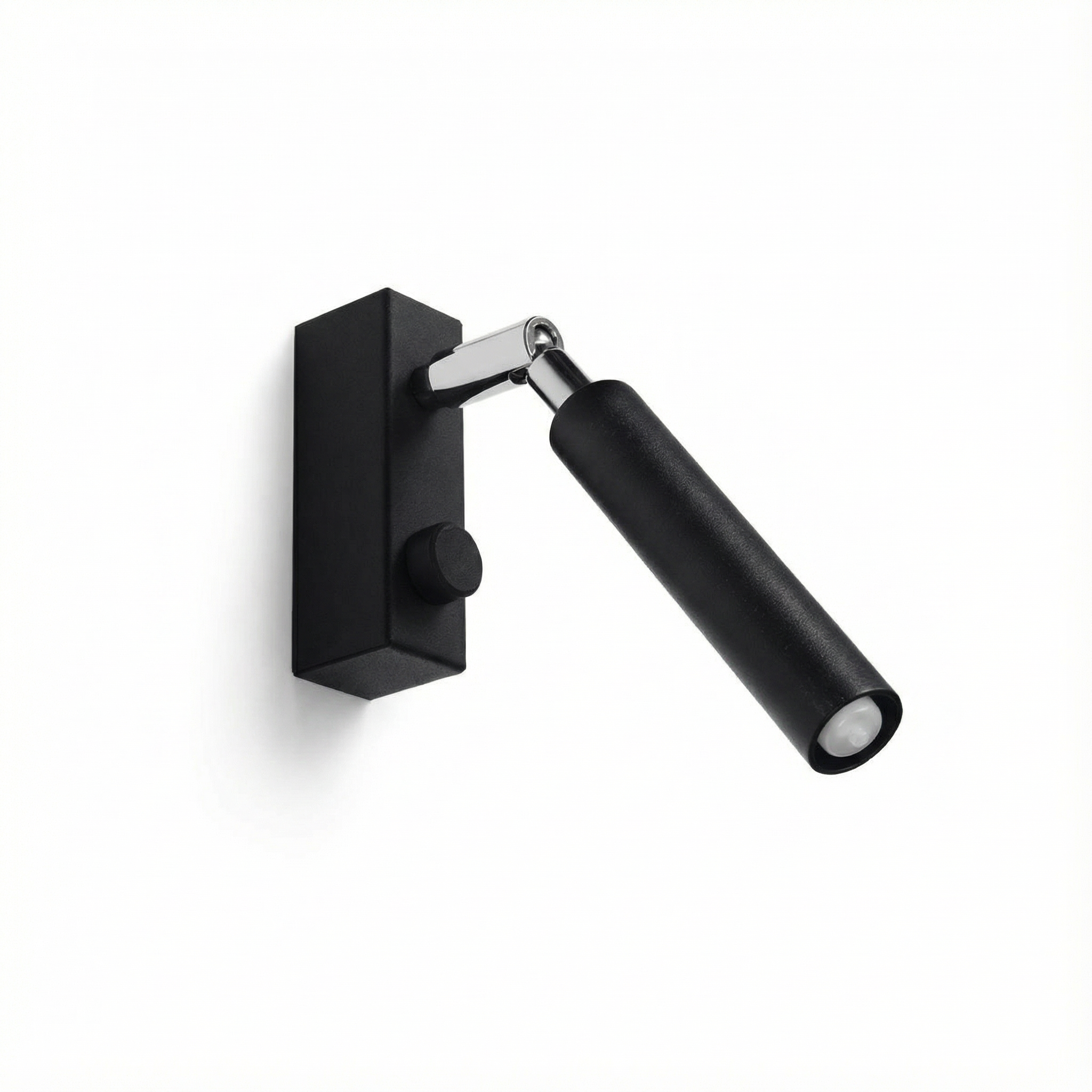 Moderne verstelbare zwarte buiswandlamp – Norythra