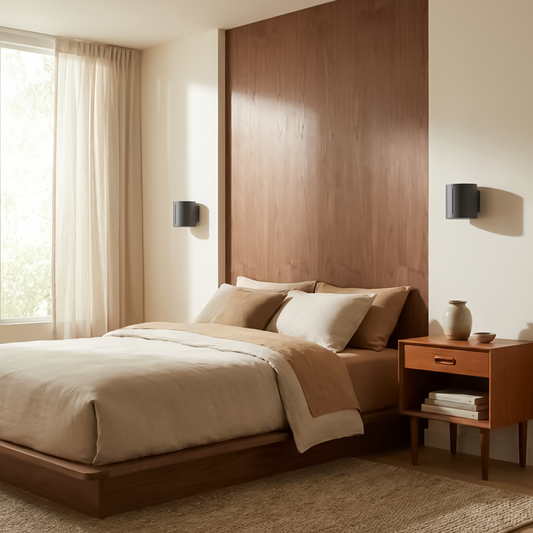 Applique murale aluminium gris moderne – Modèle Orphéal