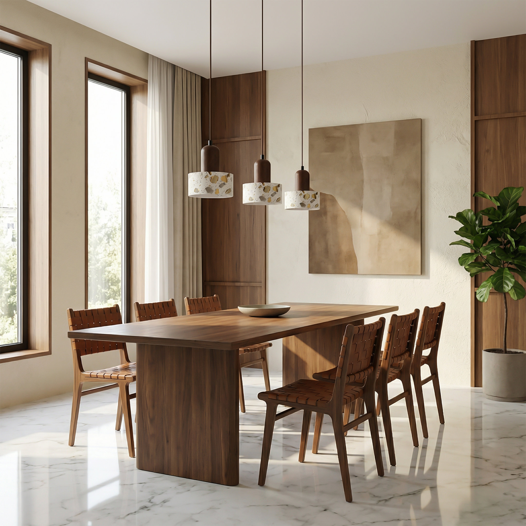 Éclat Terrazzo Pendant Ambient View | Luxarmonie