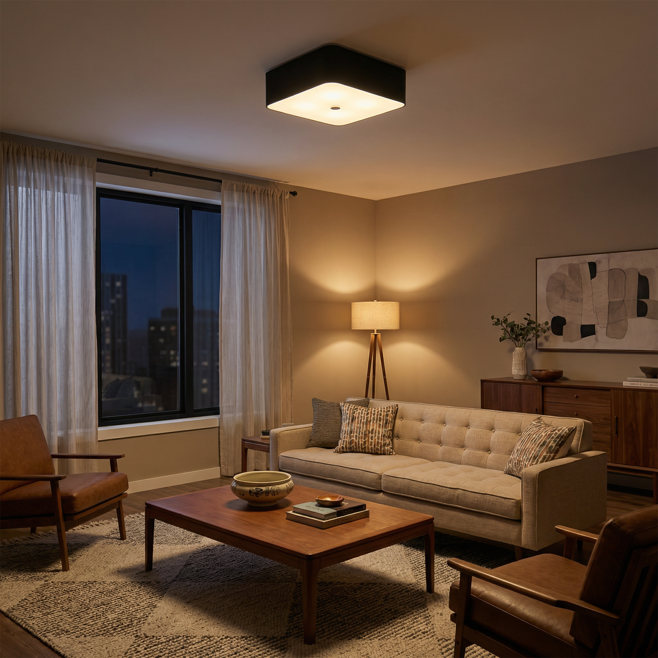 Plafonnier Modèle Orféal vue détail | Luxarmonie