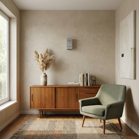 Moderne Grijze Aluminium Wandlamp Woonkamer – Nerion Model