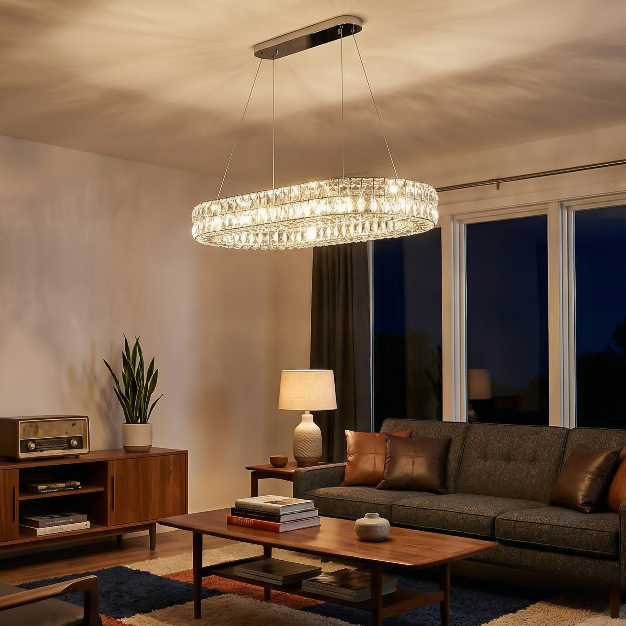 Moderne gouden LED plafondlamp – Oralya