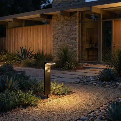 Luminaire d'extérieur NeoPost vue détail | Luxarmonie
