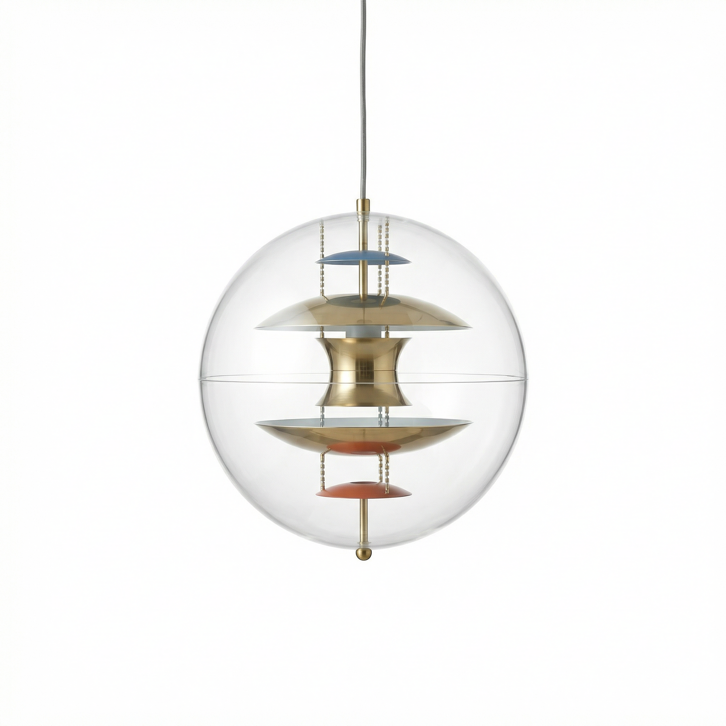 LED Bol Hanglamp Metalen Afwerking Eigentijdse Sfeer – Harmonie Orbitale