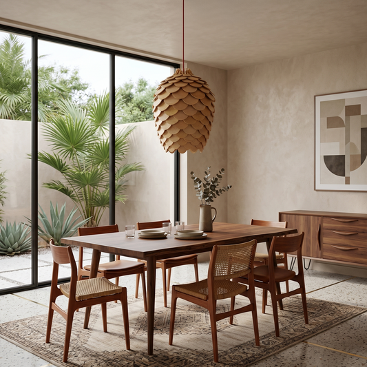 Suspension Bois Sculpté Nature Chic – Orena