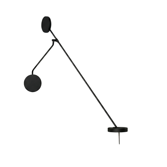 Wandapplicatie Zwart in Metaal voor Slaapkamer en Kantoor – Oréclaire