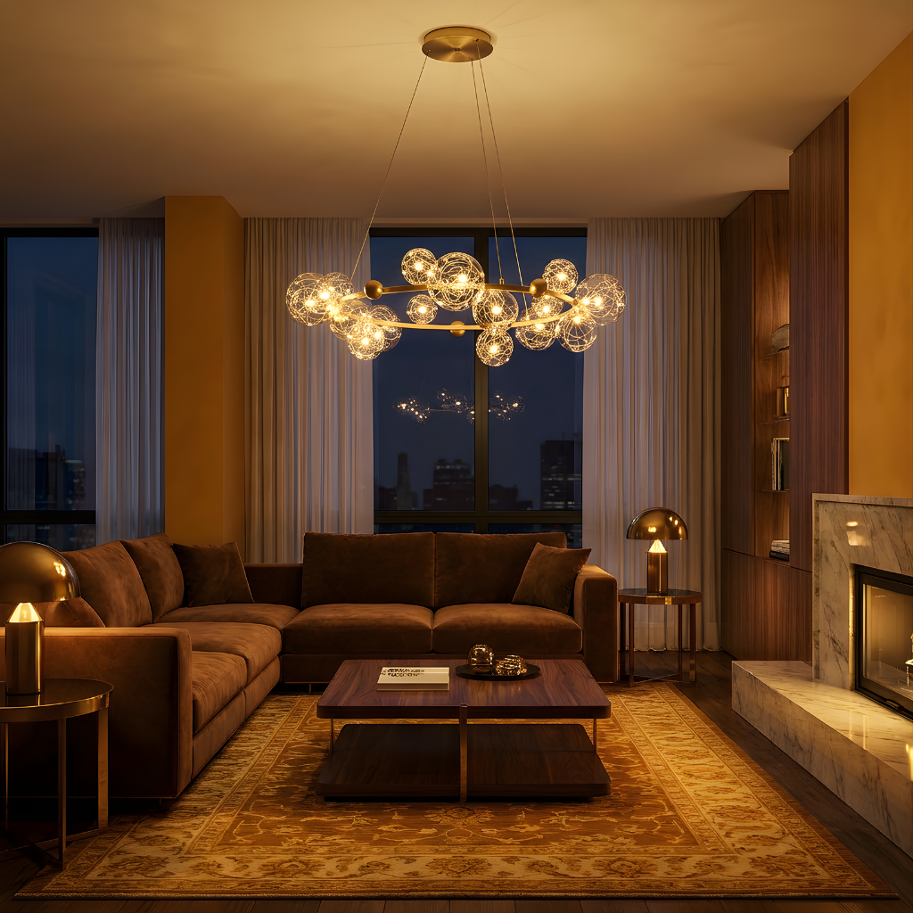 Metaal LED modern design hanglamp – Nécrosia