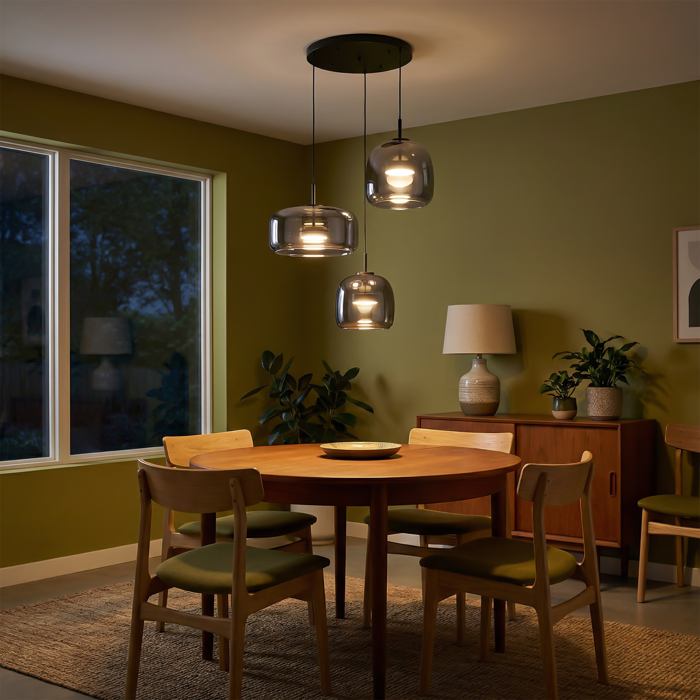 Grijze Ophanging Hedendaagse Sfeer – Vetro