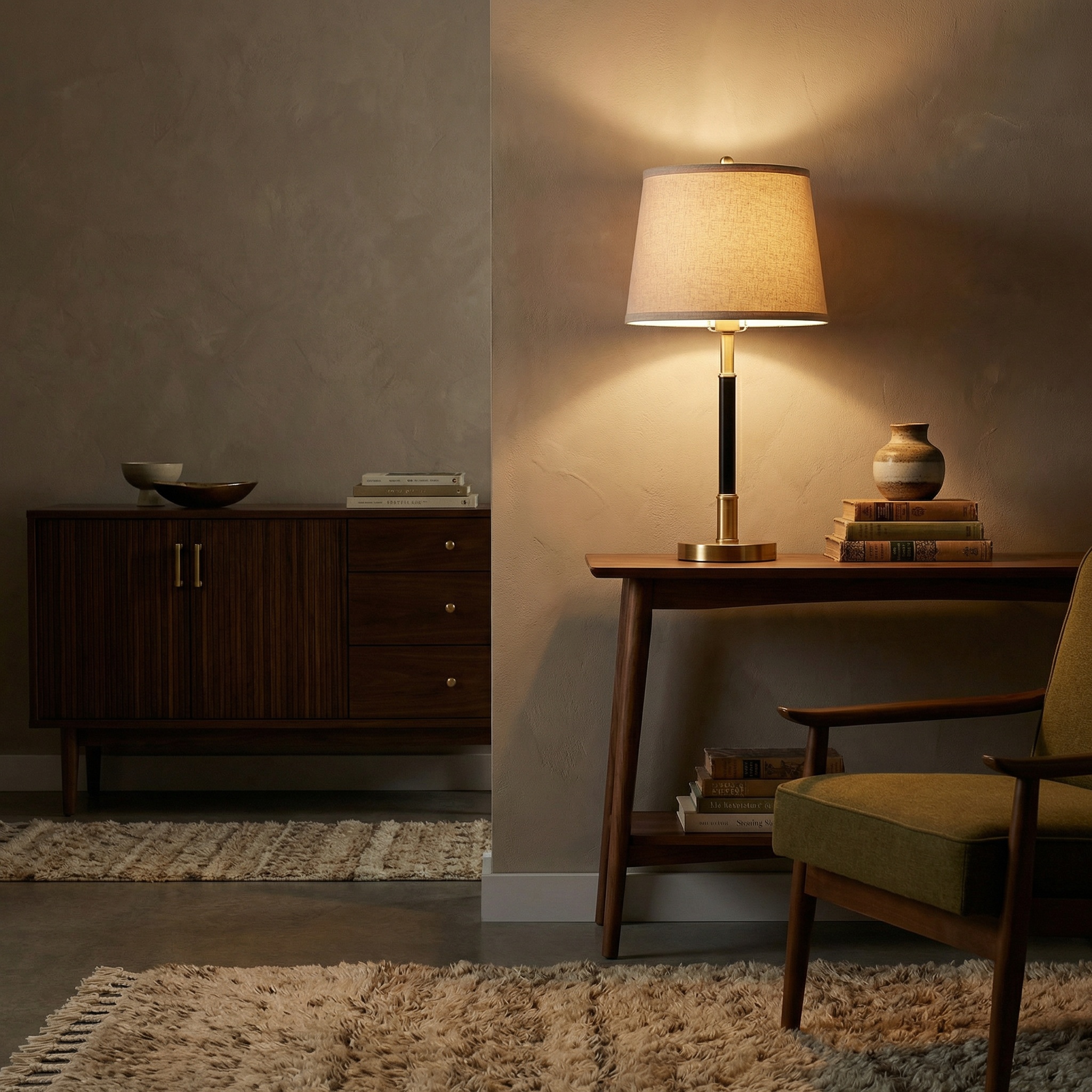 Premium schemerlamp met dimmer en gouden afwerkingen – Althéa