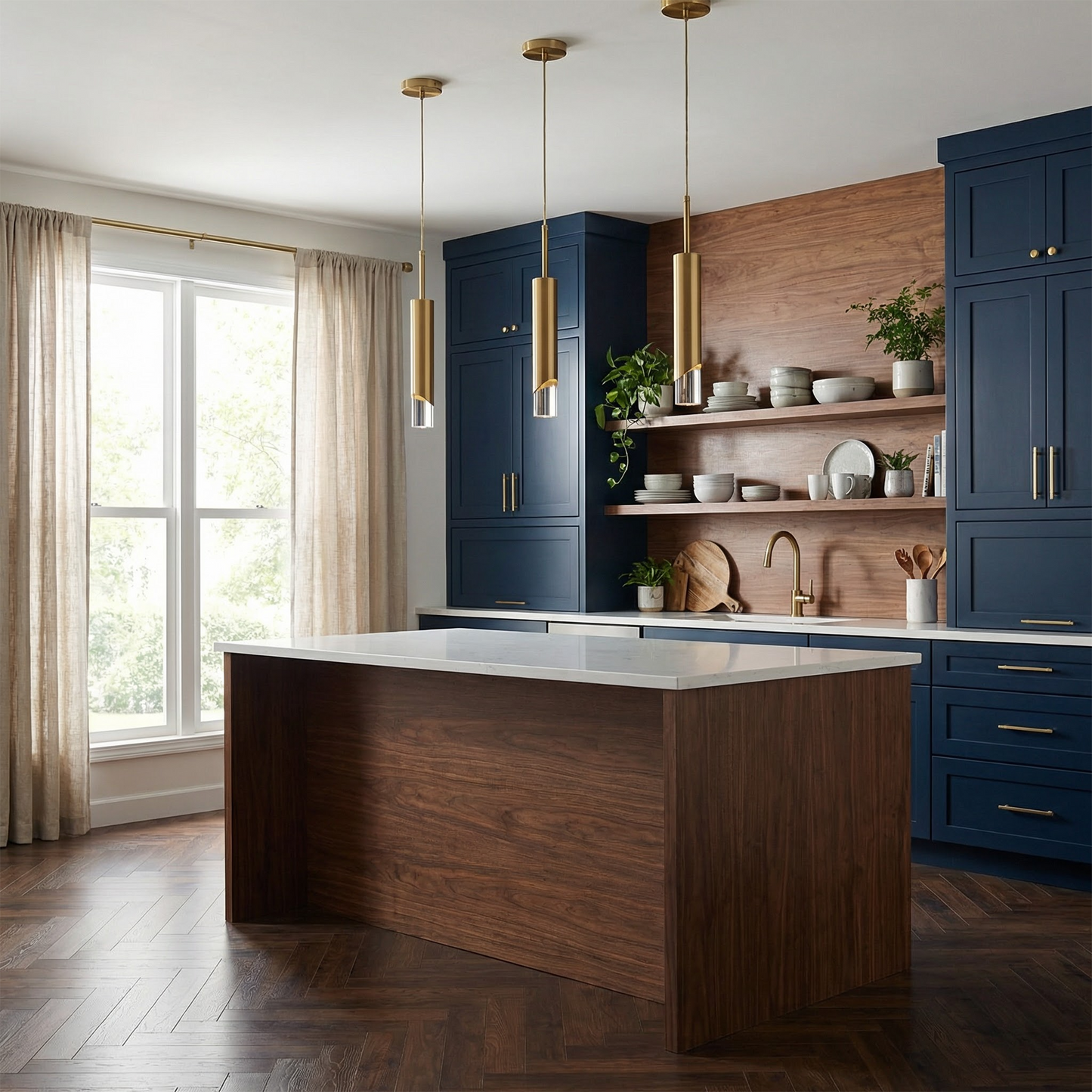 Gouden Aluminium LED Hanglamp Strak Ontwerp – Innicio