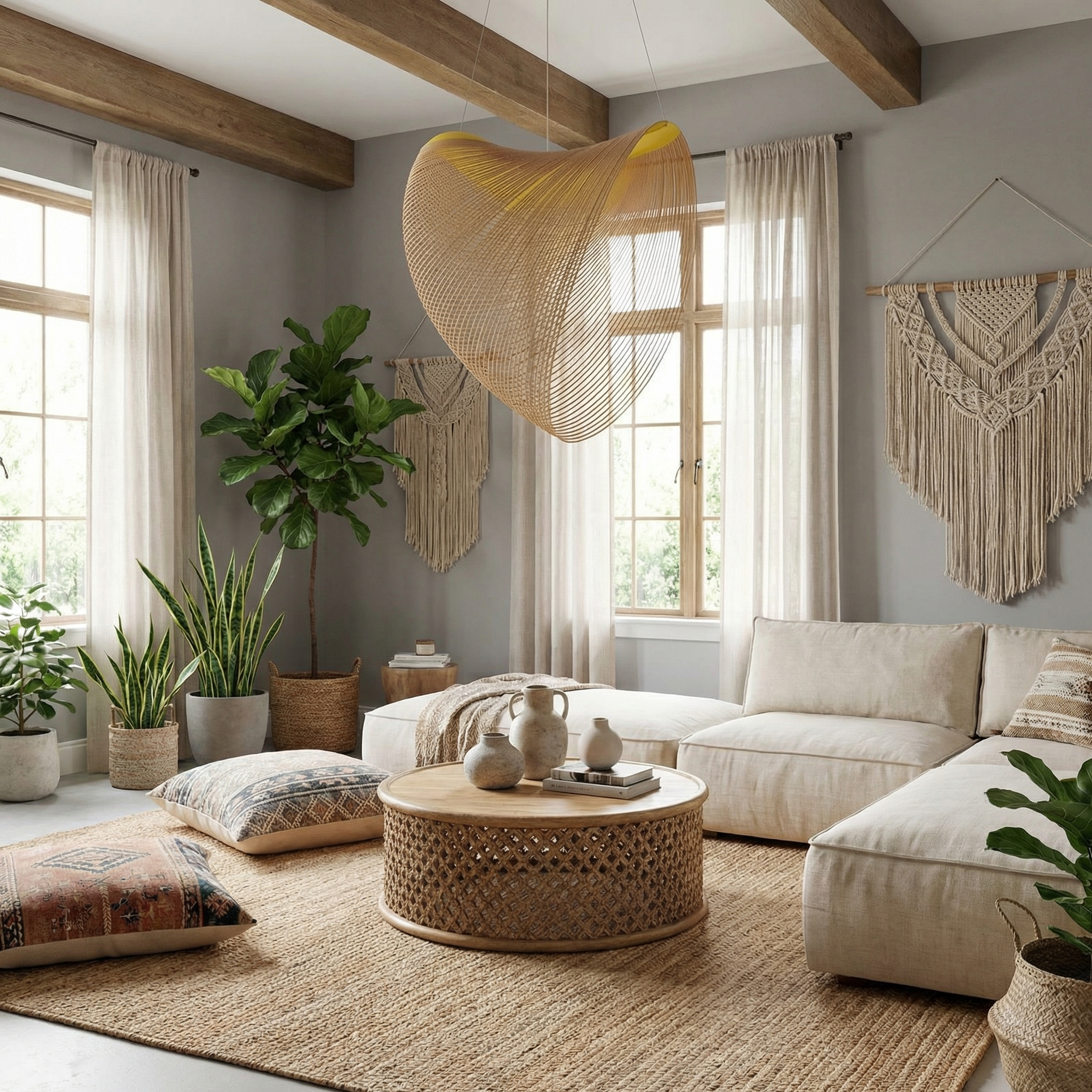 Arboréa Pendant Light Ambiance View – Luxarmonie