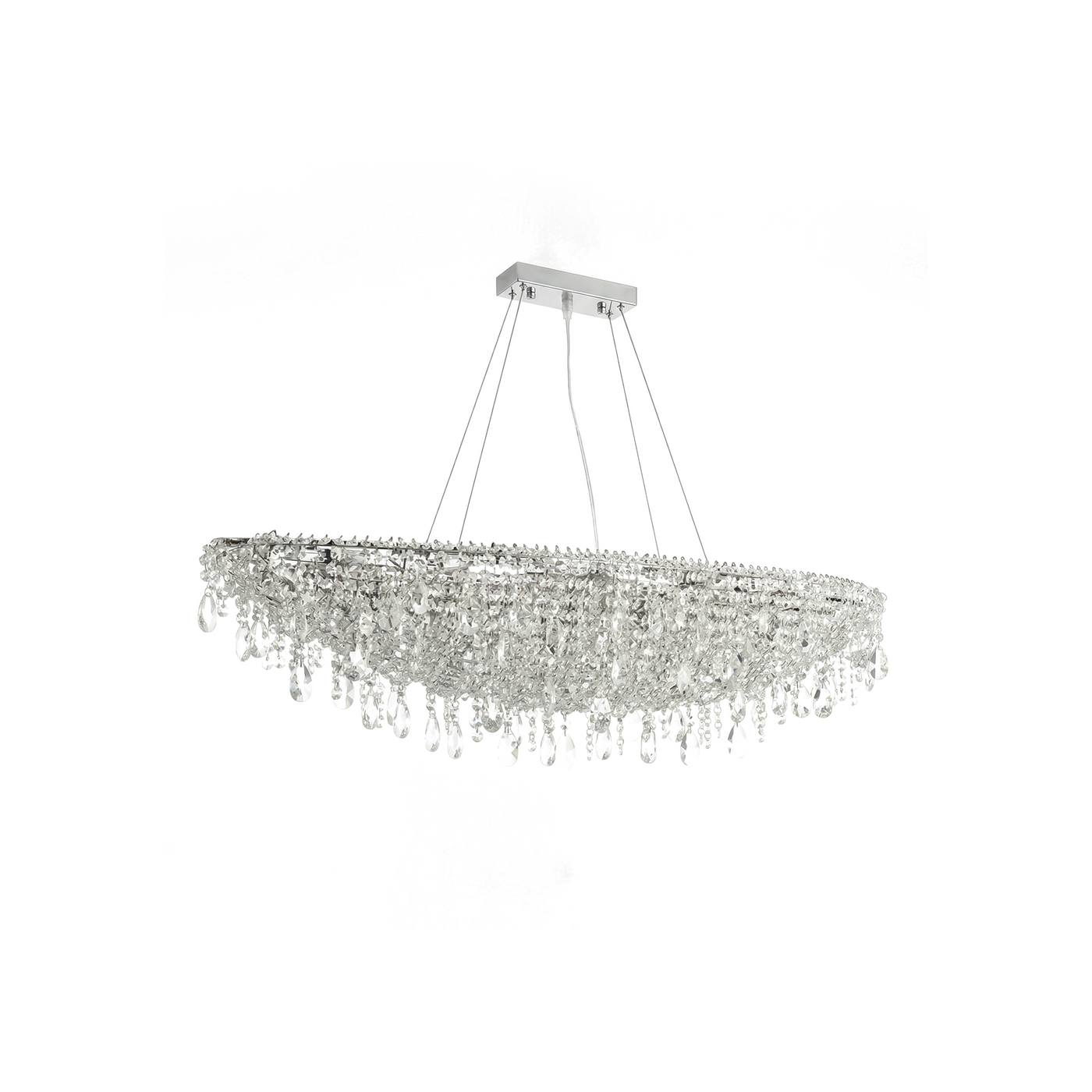 Suspension contemporaine en cristal pour salon – Crystarènei