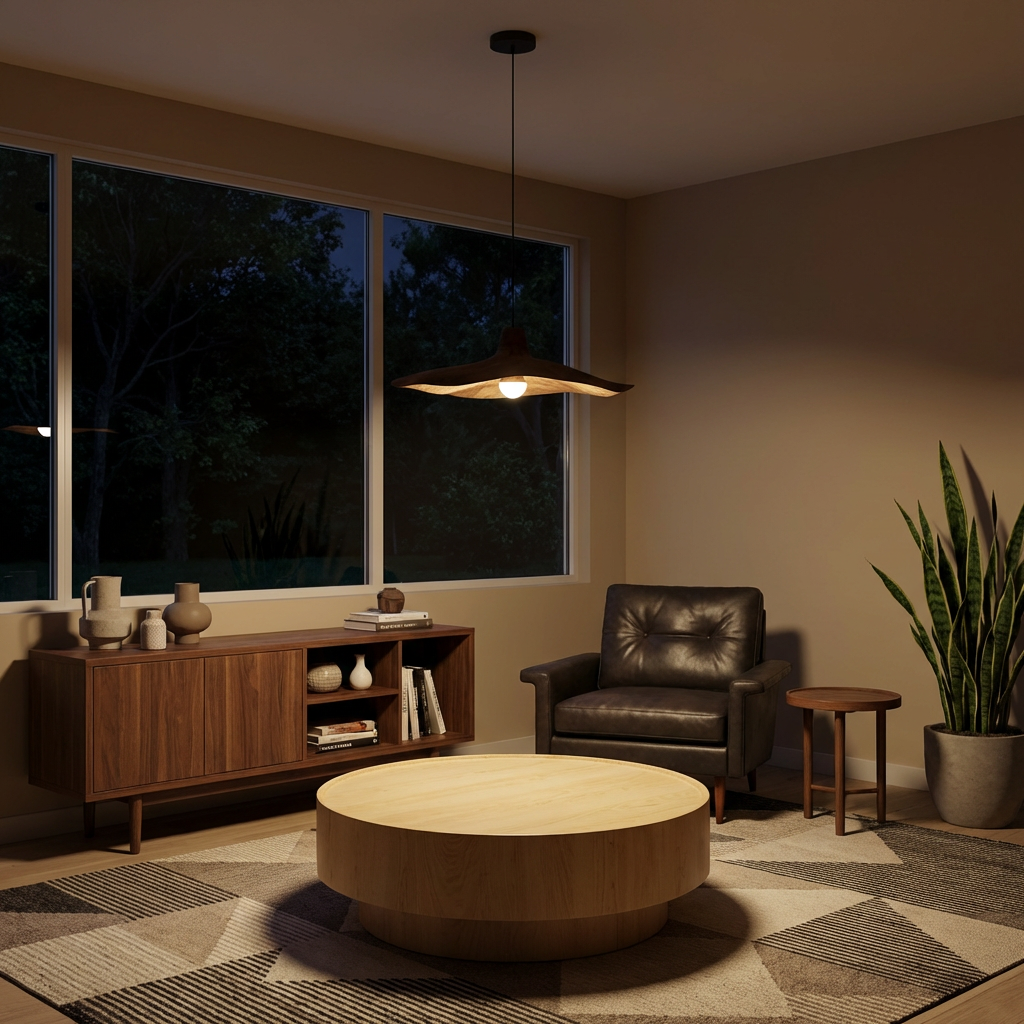 Wabi-Sabi Resin Suspension for living rooms and bedrooms – Mélithos