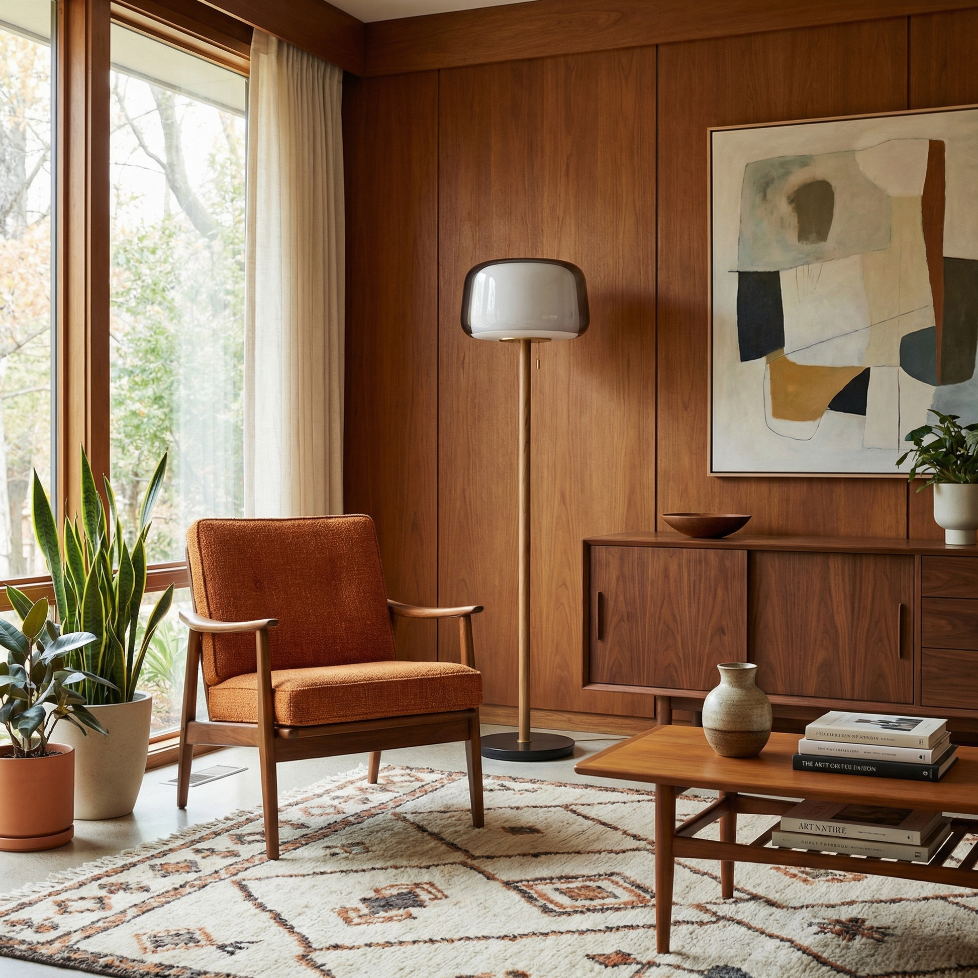 Moderne vloerlamp in glas voor woonkamer – Solstice