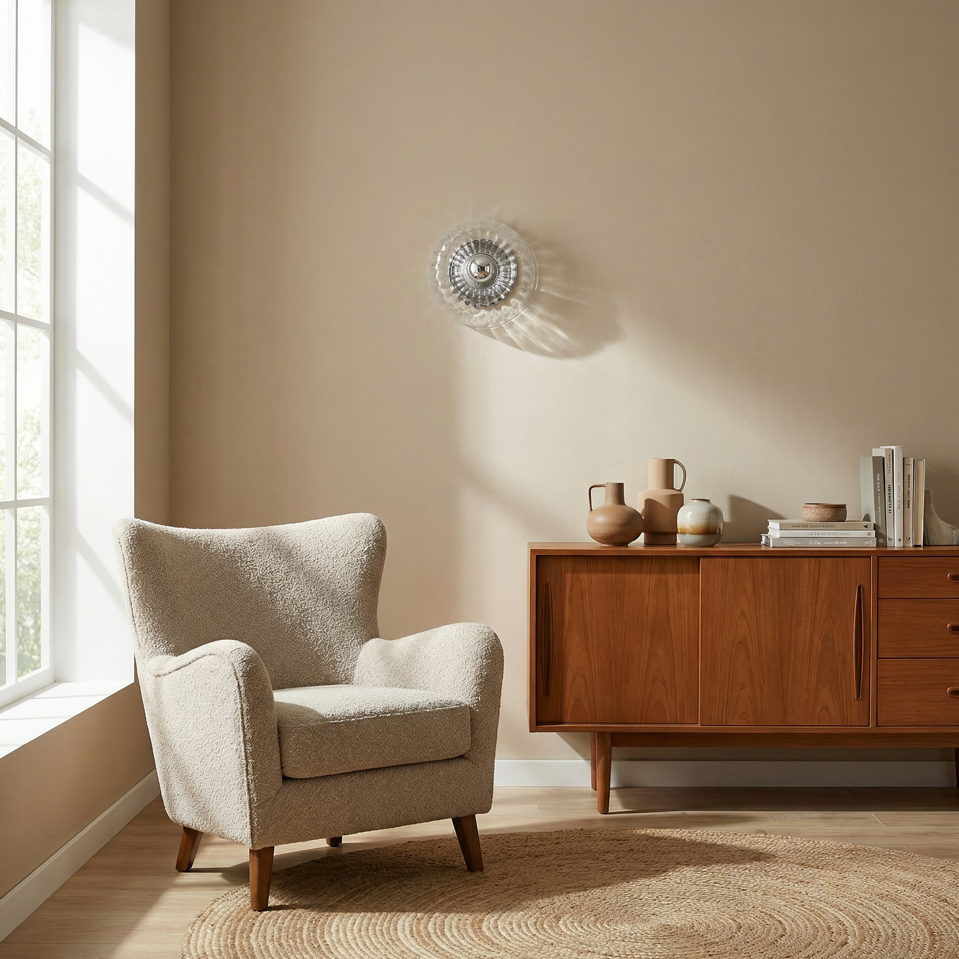 Witte Wandlamp Strak en Aanpasbaar – Cléora