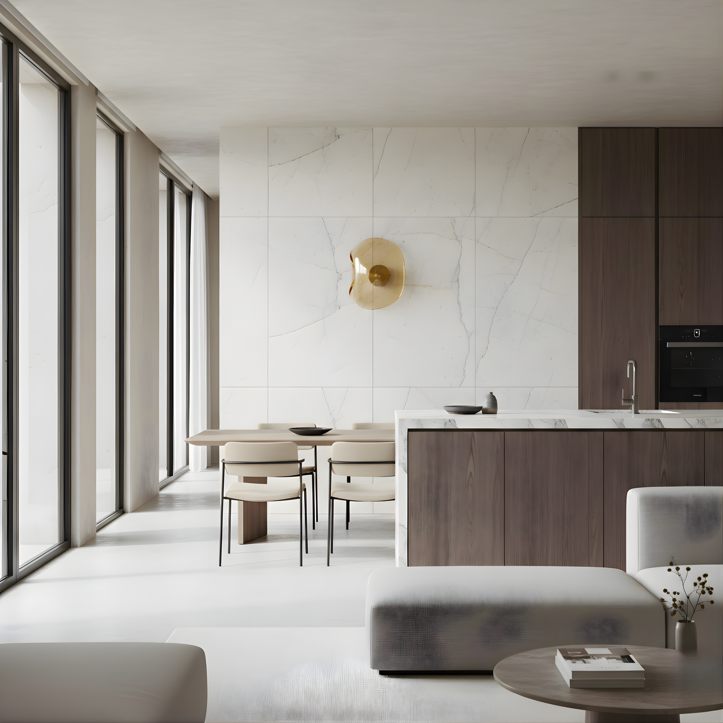 Applique murale Éclat Ambre vue ambiance | Luxarmonie