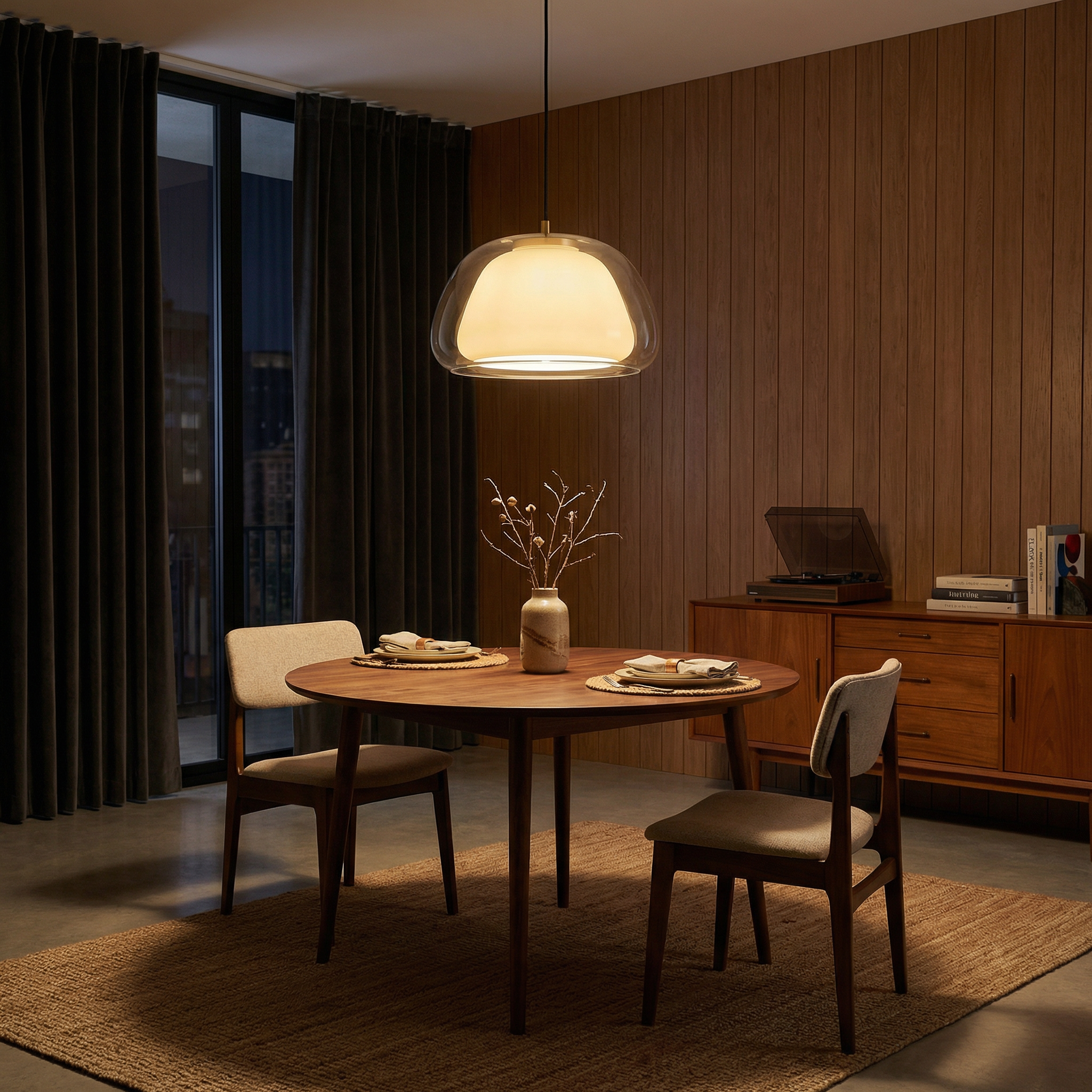 Veelzijdige Hanglamp Roomachtige Gelei Strakke Stijl – Capsule