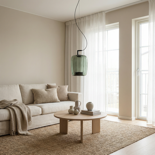 Glazen Hanglamp Stenen Steen Art Deco – Zeldigno