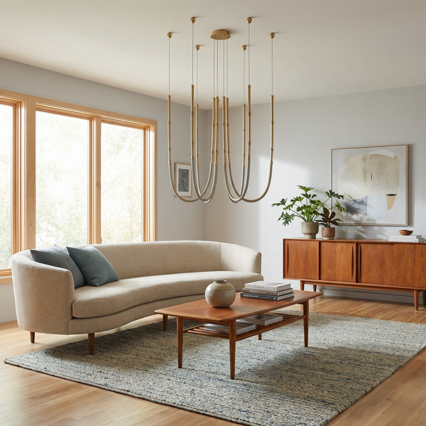 Lustre Curvella vue ambiance | Luxarmonie