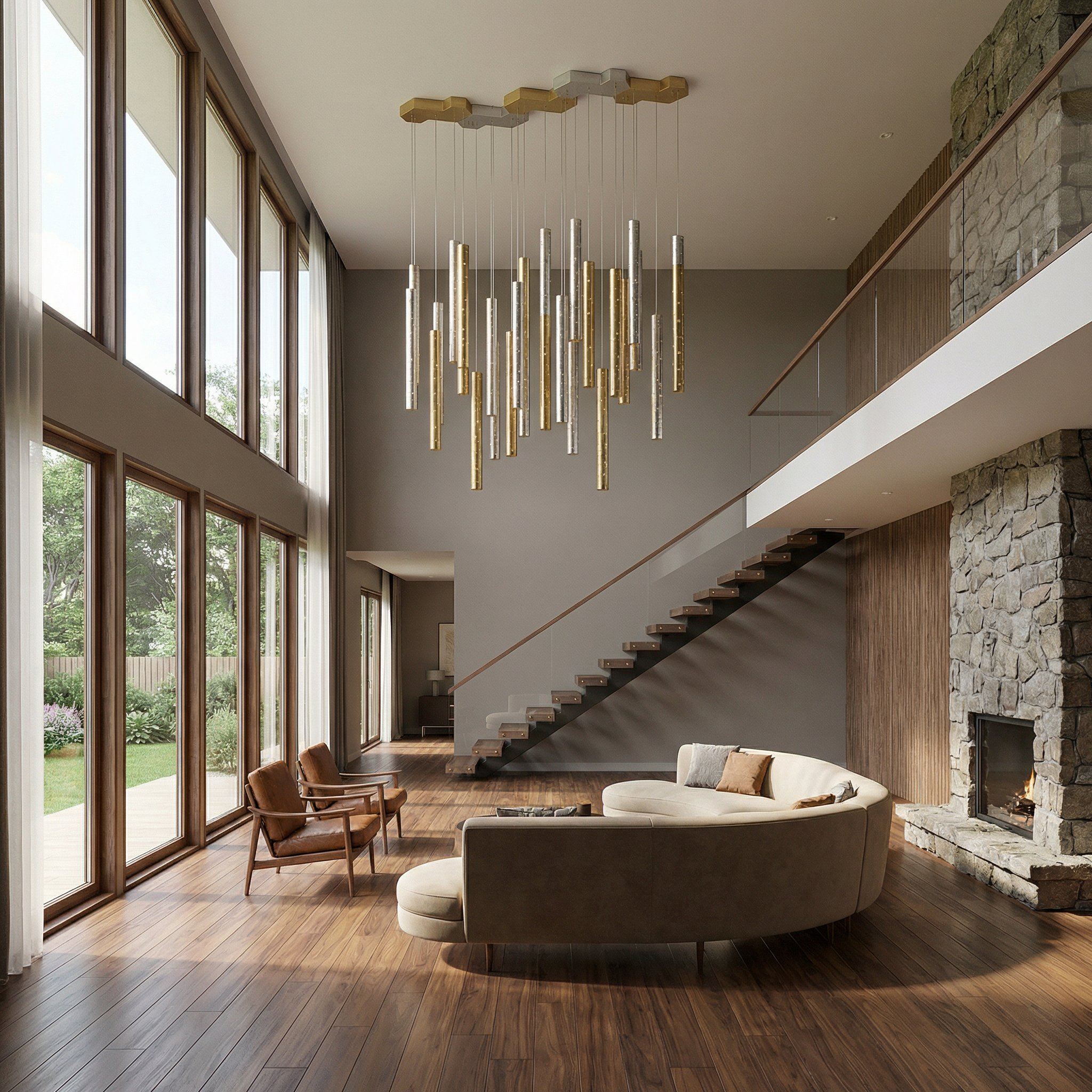 Séraphine Chandelier Ambiance View – Luxarmonie