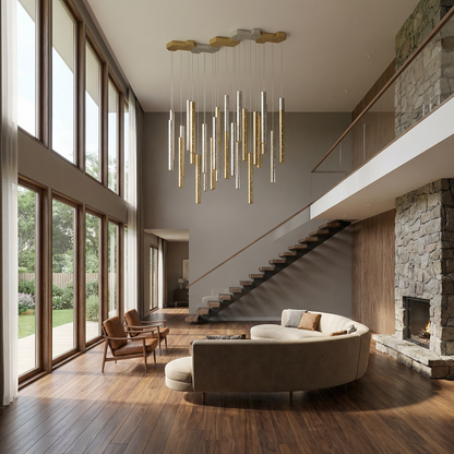 Séraphine Chandelier Ambiance View – Luxarmonie