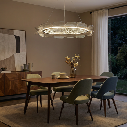 Hanglamp Bloemvormig Acryl & Harmonieus Halo – Zyaa