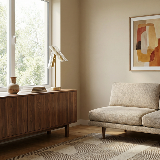 Elegante tafellamp in edele materialen – Éclora