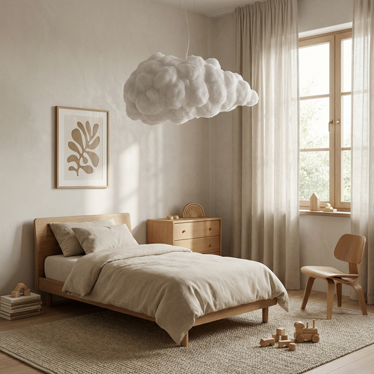 Originele Wolk Vormige Hanglamp voor Gezellige Sfeer – Nuage Lumineux