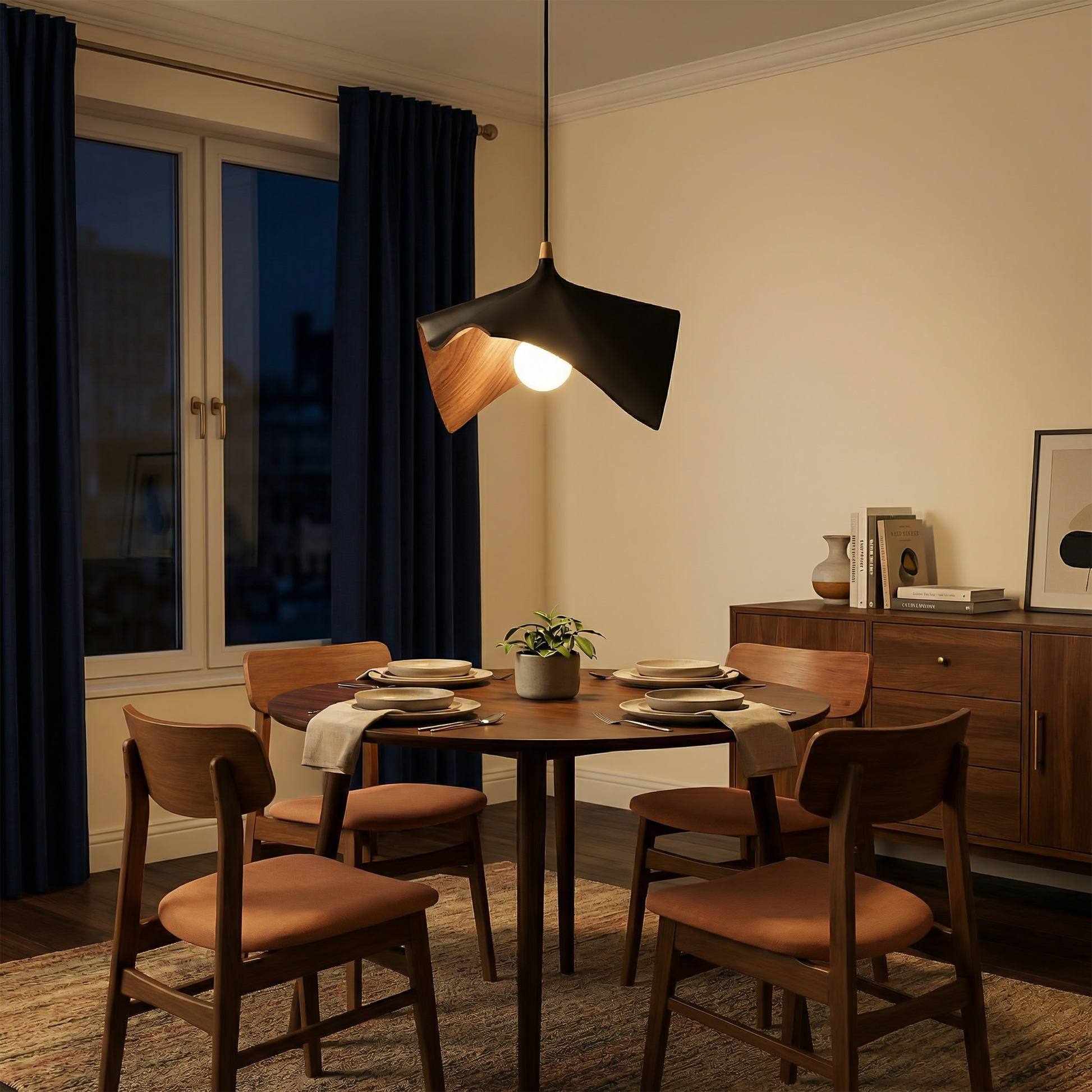 Hanglamp Chic Vloeiende Vormen Gastvrije Verlichting – Elva