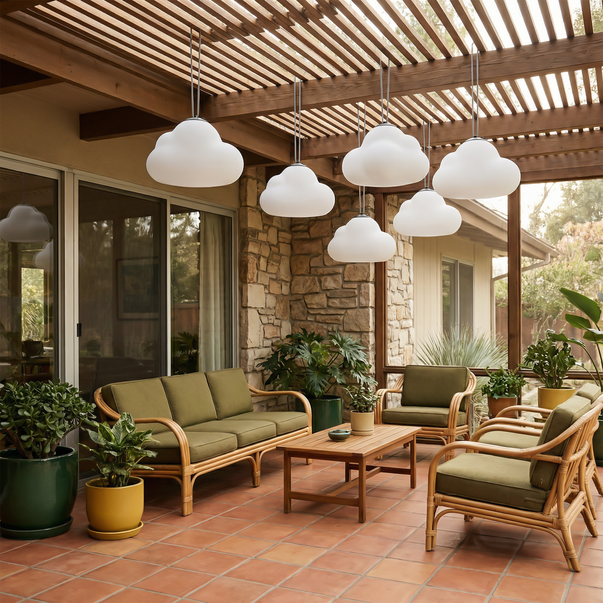 Luminaire d'extérieur Metacryl vue ambiance | Luxarmonie
