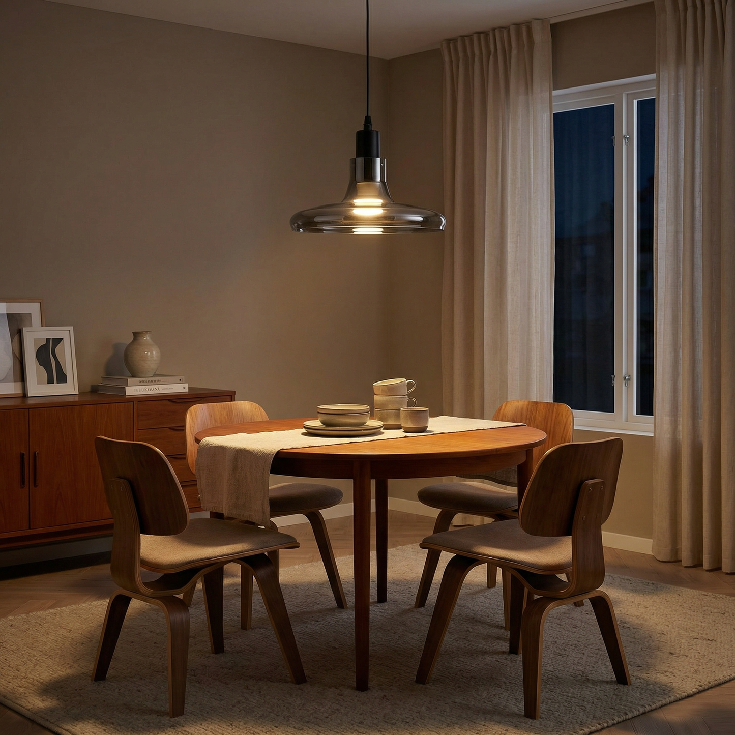 Glas Metaal LED Hedendaags Design – Raplus