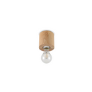 Minimalistische plafondlamp van natuurlijk hout voor de woonkamer – Norvian