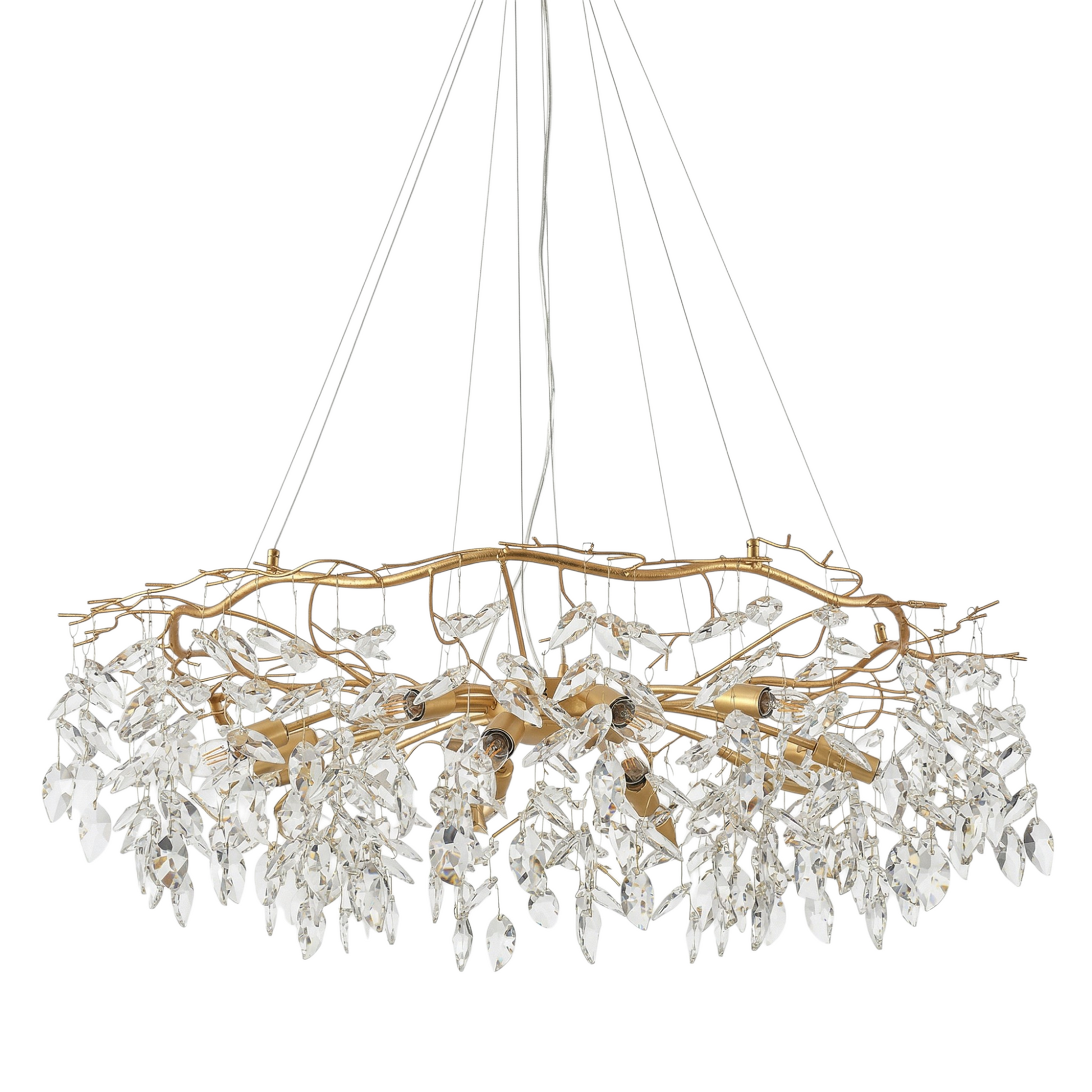 Moderne Kristallen Kroonluchter voor Woonkamer en Hotels – Zeliora