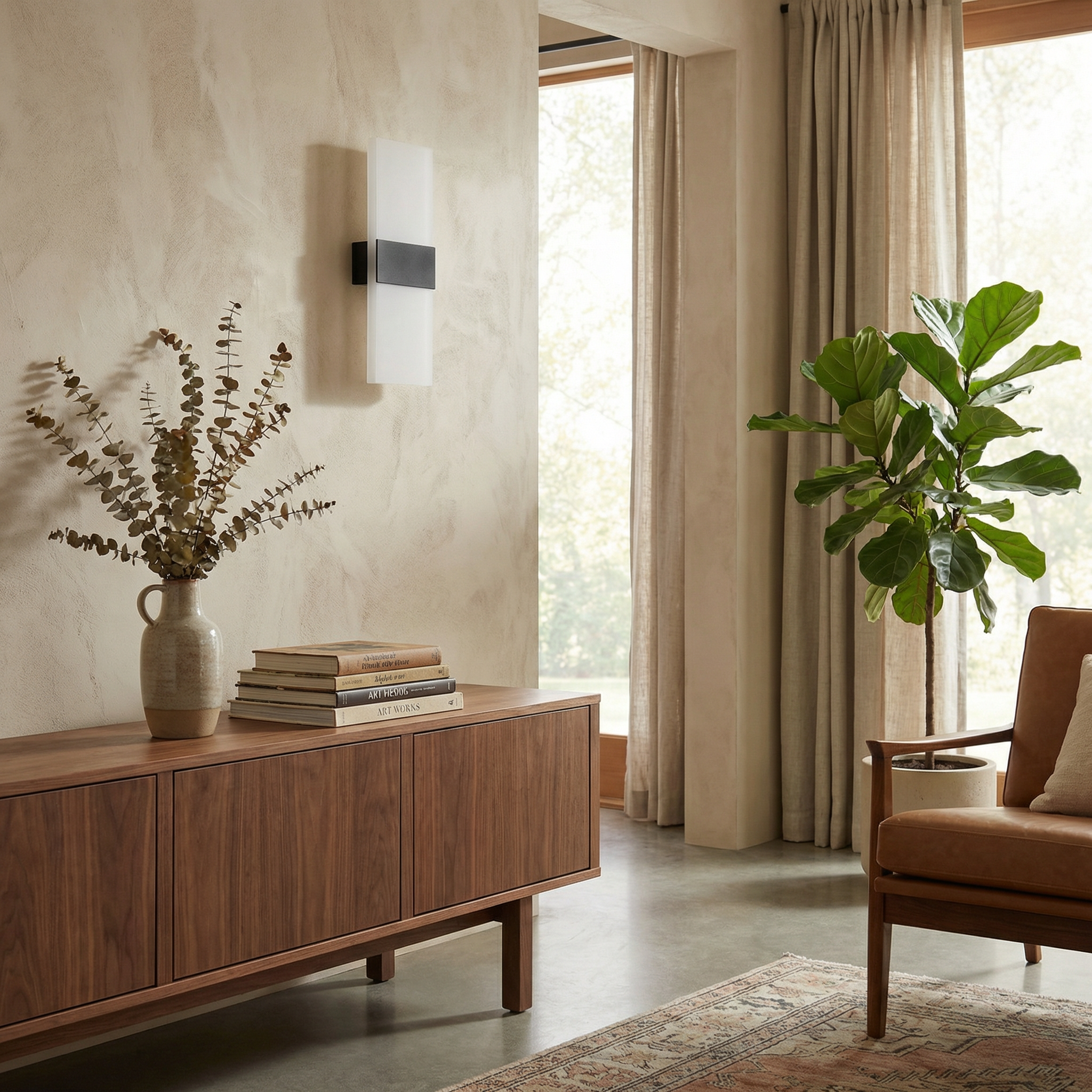 Selenite Wall Sconce Ambiance View | Luxarmonie
