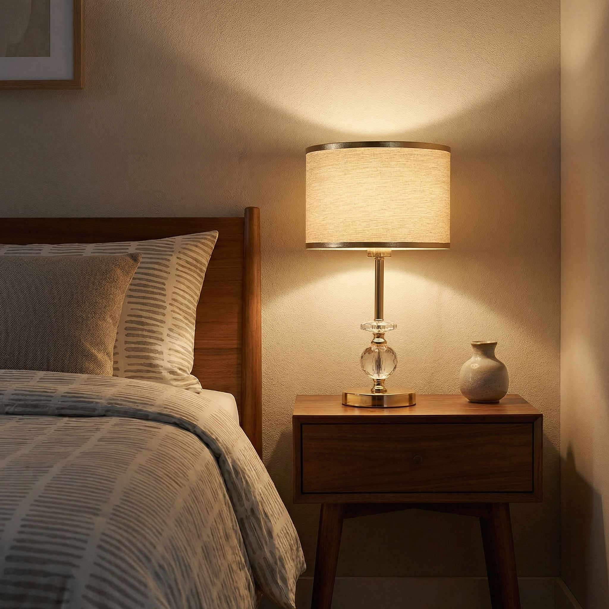 Lampe à poser Zyra vue détail | Luxarmonie
