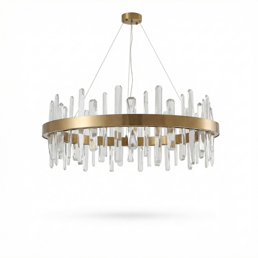 Elegante Kroonluchter Geslepen Kristallen & Chieke Diffusie – Vivo