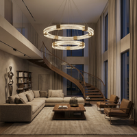 Lustre Intérieur Cercle Artistique Diffusion Douce – Prisma