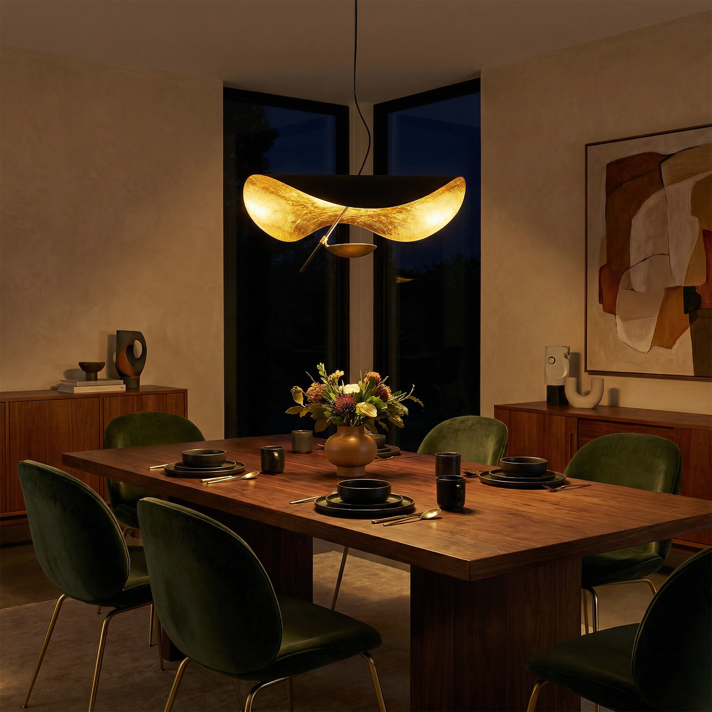 Plafondlamp Zacht Licht Rustgevende Sfeer – Estética