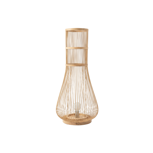 Ecologische vloerlamp met zachte bohemien sfeer – Célisca