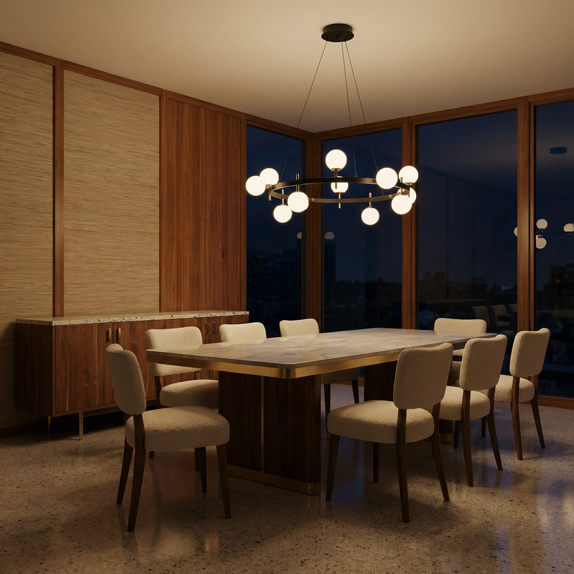 Eigentijdse Kroonluchter Gesneden Glas Elegant Design Licht 3000K – Ophéa