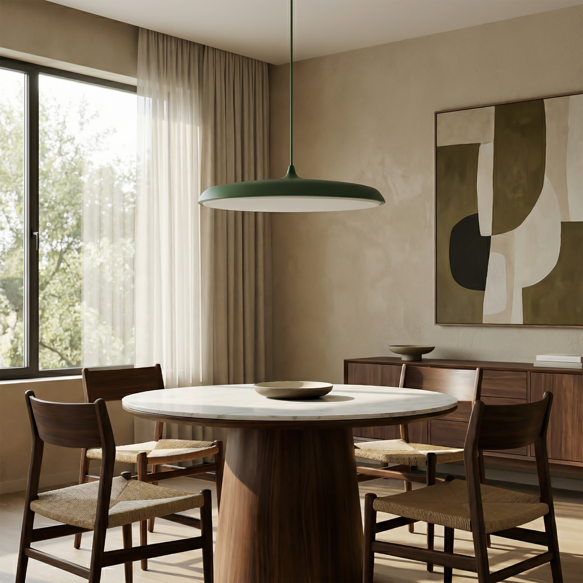 Energiezuinige LED-hanglamp in elegant design – Nébulo