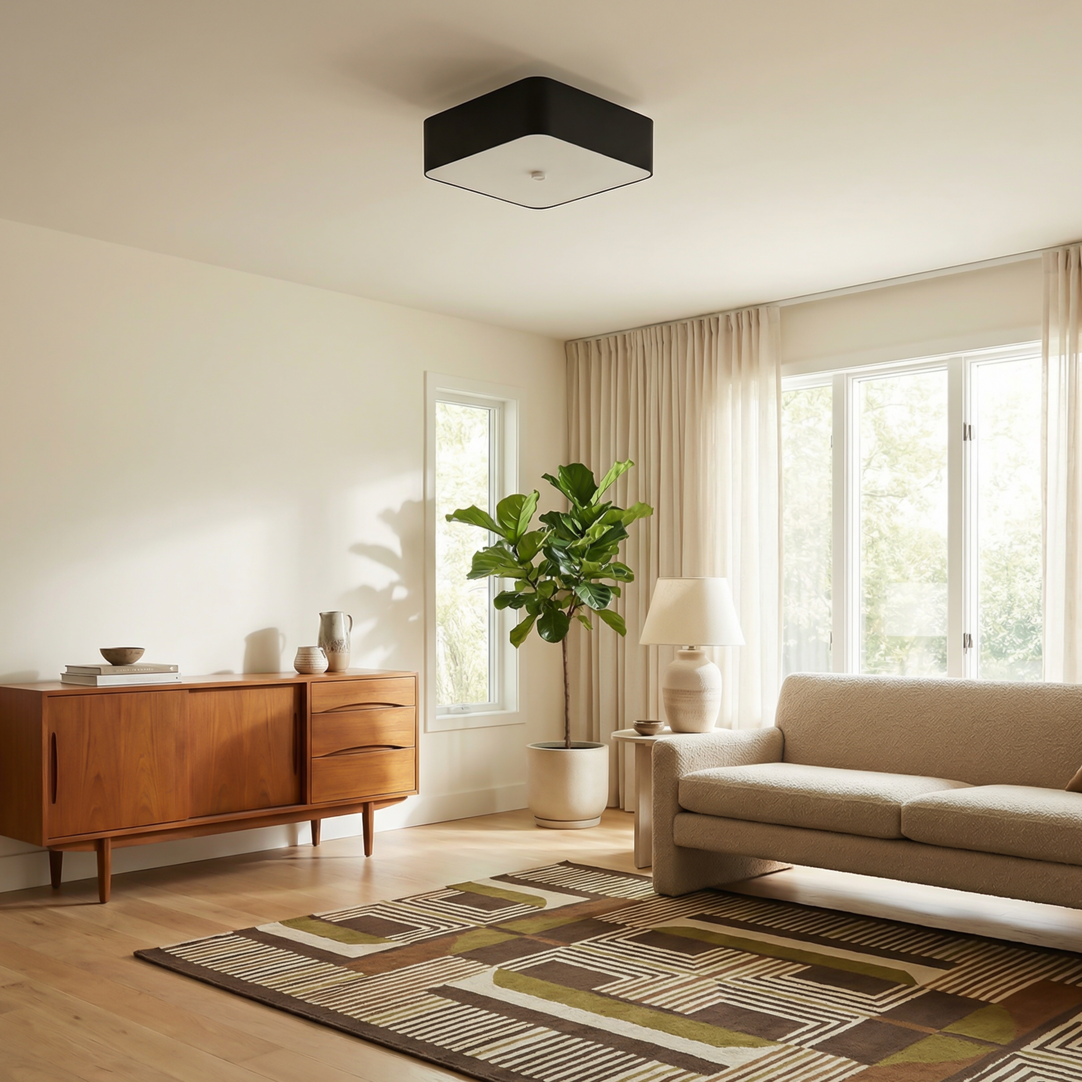 Plafonnier Modèle Orféal vue ambiance | Luxarmonie