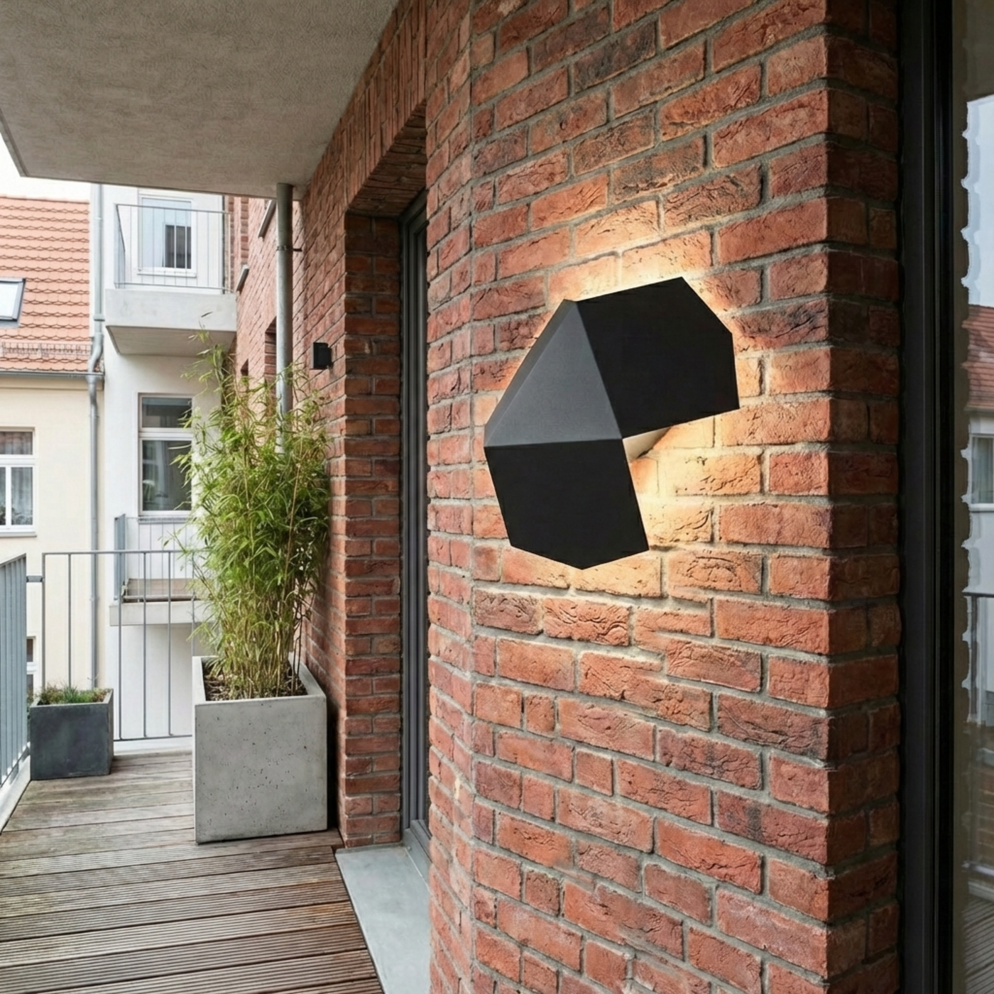 Applique murale noire minimaliste – Modèle Noxara