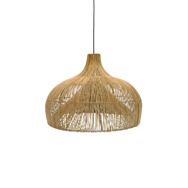 Japanse rotan hanglamp voor keuken en slaapkamer – Zénithri