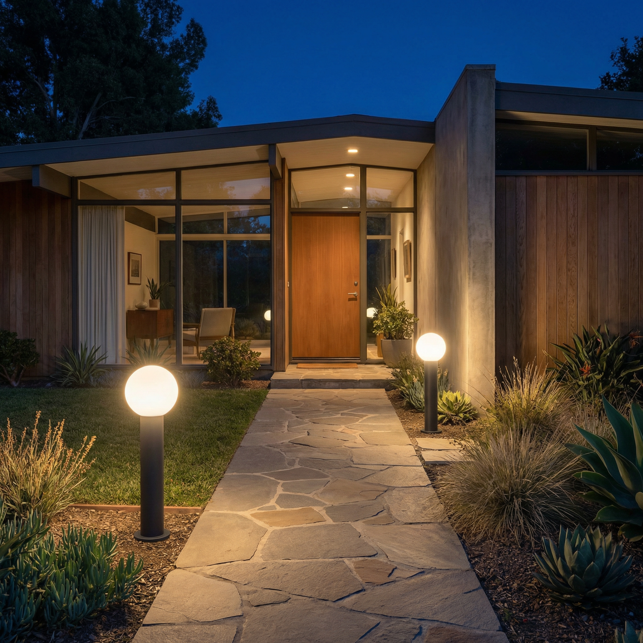 Luminaire d'extérieur Orbiron vue détail | Luxarmonie