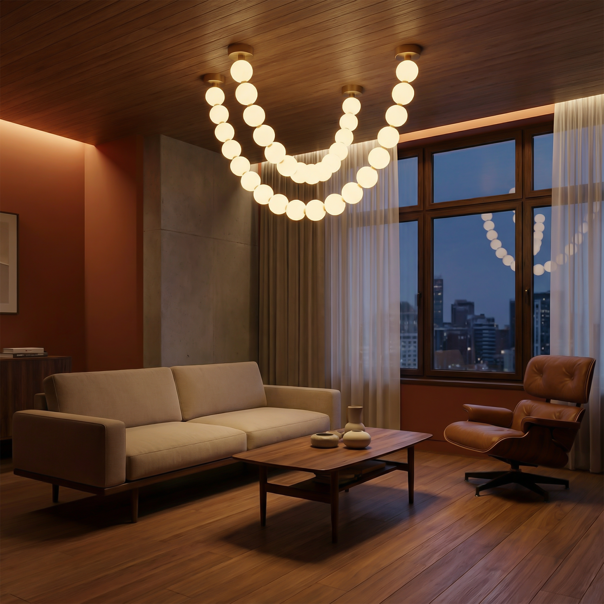 LED-hanglamp in kristal voor woonkamer en eetkamer – Crysélite